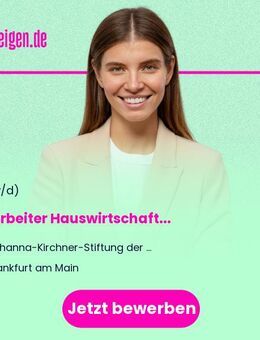 Mitarbeiter (m/w/d) Hauswirtschaft - Frankfurt (Main)