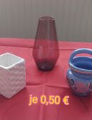 3 Vasen, verschiedene Größen, Formen + Farben in 34376