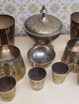 Trinkbecherset Schale Kelch 12-teilig Deko Antik Orient - Kaufbeuren