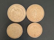 4 Münzen Mexico Pesos 1988/1989 - Essen