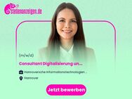 Consultant (m/w/d) Digitalisierung und Prozessmanagement im Public Sector - Hannover