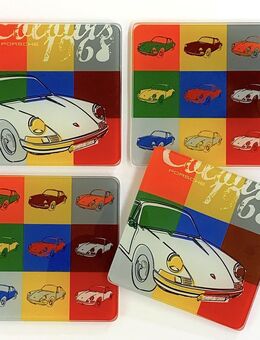 4 St Porsche 1968 Team Salzburg Design Bierdeckel Untersetzer Getränke Gläser NEU OVP - Neustadt (Hessen)