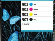 HP 903 4er-Pack Nachfülltinte (für HP, x, original HP Farbpatrone, Instant Ink, cyan/magenta/yellow/schwarz)