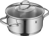 WMF Bratentopf Provence Plus, Cromargan® Edelstahl Rostfrei 18/10 (2-tlg), breiter Schüttrand, elegant, langlebig, spülmaschinengeeignet