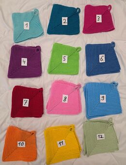 Topflappen unifarben 16x16cm - Dillingen (Donau)