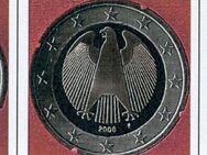 5 x 2 Euro Deutschland Kursmünze 2006, pp, polierte Platte, A-J - Mönchengladbach