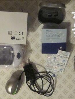 Hörgerätezubehör: Trockenstation "ISMAline" (neu) + Ladegerät + Pluster + Schachtel + 4 Reinigungstabletten - München