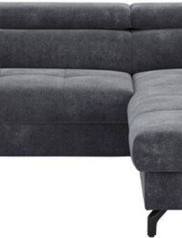 COTTA Ecksofa Aura L-Form, B: 260 cm, mit Bettfunktion, Bettkasten & Kopfteilverstellung