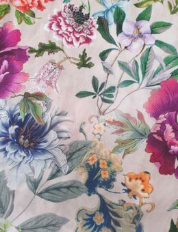 NEU * Blumen * Blüten * Romantik * Flower * Seiden- Satin * Reinschlupf * Wende * Tunika * Bluse "HALLHUBER" Gr. 36- 38/ S * Aquarell * bunt * Pastell * - Riedlingen