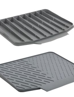 Metaltex Abtropfmatte Gravity-Duo, beidseitig verwendbare Abtropfmatte