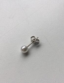 Damen Schmuck Ohrstecker mit Perle 925er Sterling Silber Ersatz - Fulda