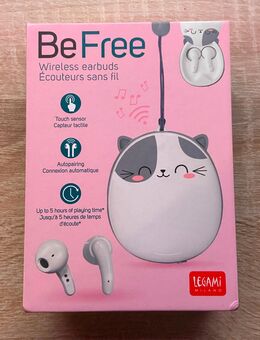 LEGAMI KABELLOSE KOPFHÖRER EARBUDS - BE FREE KITTY NEU/OVP - Langenselbold Zentrum