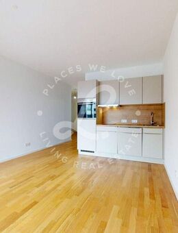 Neubau Erstbezug: Geschmackvolle 1-Zimmer-Wohnung mit Einbauküche & Dachterrasse - Frankfurt (Main)