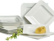 Retsch Arzberg Tafelservice Teller Set, Geschirr-Set Fantastic (12-tlg), 6 Personen, Fine China-Porzellan, 12 Teile, für 6 Personen