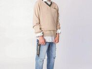 Gulliver Strickpullover mit trendigen Destroyed-Parts