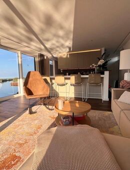 LUXUS Hausboot - 3 Etagen - 100m² Wohnen + 120 m² SONNENTERRASSE - Kamin, Kino, komplett individuell - Berlin