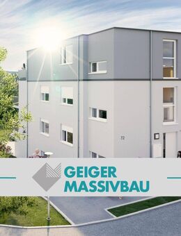 Unverbaubarer Fernblick "Am Tiefen Rain", Südbalkon, Tageslichtbad, großzügiger Wohnbereich, KfW 55! - Bitz