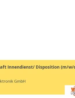 Bürofachkraft Innendienst/ Disposition (m/w/d) - Zolling