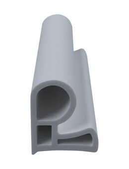 DIWARO Türdichtung SZ120 für Stahlzargen | Dichtung 5 lfm | Farben: weiß, grau, beige | senkrechte Nut | Fachhandelsware, hergestellt in Deutschland - Moers