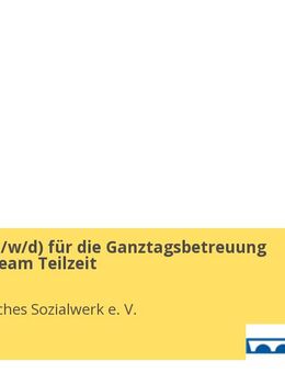 Erzieher (m/w/d) für die Ganztagsbetreuung (eFöB) im Team Teilzeit - Berlin