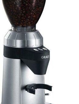 Graef Kaffeemühle Kaffeemühle CM 900, 128 W, Kegelmahlwerk, 350 g Bohnenbehälter, mit automatischer Dosierung, Aluminium Schaufelrad