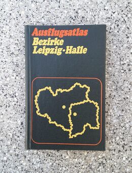 Rar !! ~ AUSFLUGSATLAS Leipzig-Halle ~ DDR 1978, Hardcover, gepflegt - Bad Lausick