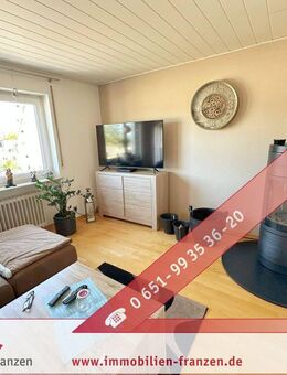 Trier-West: Traumhafte 4-ZKB Wohnung mit drei Balkonen, Kamin, Gartenmitbenutzung und atemberaubenden Blick! Ideal für Lux-Pendler! - Trier