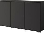 INOSIGN Sideboard Kenia, moderne grifflose Kommode mit 3 Türen, Breite 120 cm (1 St), Push-to-Open-Fronten, höhenverstellbaren Einlegeböden