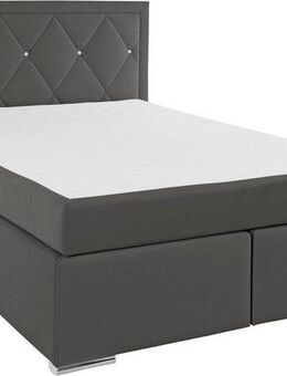 Leonique Boxbett Alfie, Bestseller, wahlweise mit Bettkasten, mit Straßsteinen im Kopfteil, H2, H3 und H4 wählbar