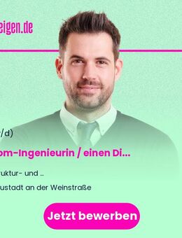 Diplom-Ingenieurin (FH) / einen Diplom-Ingenieur (FH) oder Bachelor (m/w/d) der Fachrichtung Bau- oder Umweltingenieurwesen mit der Vertiefung Wasserwirtschaft oder Siedlungswasserwirtschaft - Neustadt (Weinstraße)