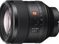 Sony SEL-85F14GM E-Mount Porträt Objektiv, (SEL-85mm F1.4 GM E-Mount Porträt)
