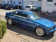 BMW E46 328Ci Coupe Topasblau, Schiebedach, LED Heckleuchten