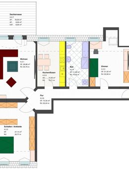 ERSTBEZUG - wunderschöne 3-Raum Altbauwohnung mit Dachterrasse - Görlitz