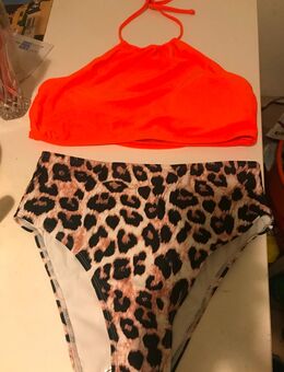 Bikini Set mit leoparden Muster orange Gr. M neu - Augsburg