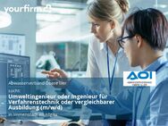 Umweltingenieur oder Ingenieur für Verfahrenstechnik oder vergleichbarer Ausbildung (m/w/d) - Immenstadt (Allgäu)