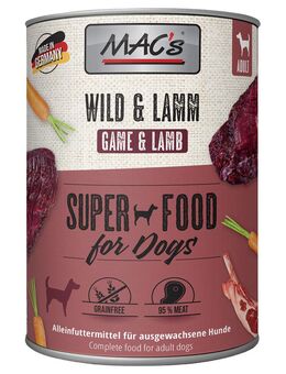 Sparpaket MAC's Adult 24 x 800 g - Wild & Lamm