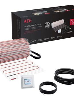 AEG Haustechnik Fußbodenheizung Turbo Thermo Boden »TBS TC 200/5 Set Plus«, Elektrische Fußbodenheizung, Komplettset 5 m², 200 W/m²