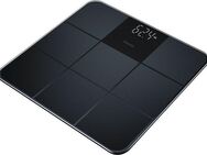 BEURER Personenwaage GS 235 Glaswaage mit Magic-LED Display - erscheint nur bei Messung, Elegante Oberfläche mit matter Fliesenstruktur, Tragkraft bis 180 kg