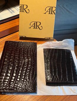 Echte Alligator Brieftasche unbenutzt/ Geldbörse einpaar mal,Hersteller Alfred Roth in Deutschland - Mühlheim (Main) Zentrum