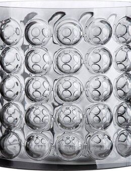 Casablanca by Gilde Tischvase Smoky, Höhe ca. 17 cm (1 St), dekorative Vase aus Glas, Blumenvase