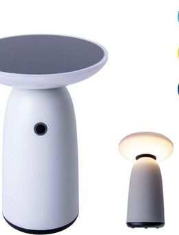 näve LED Solarleuchte Ada, LED fest integriert, Warmweiß, Stufenweise dimmbar, inkl. USB-C-Kabel (Batterien=