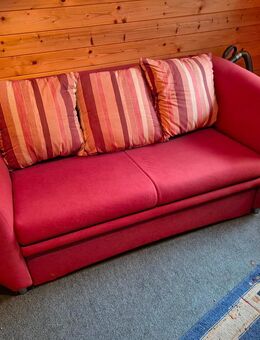 Schlafcouch in Terrakotta - Marl (Nordrhein-Westfalen)