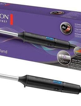 Remington Lockenstab Tight Curl Wand CI6X10, Keramik-Beschichtung, 10mm Mini Pro Digital (4-facher Schutz) LCD-Display 130-220°C