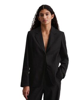 Marc O'Polo Longblazer aus Leinen-Viskose-Stretch