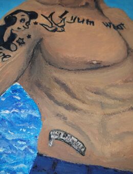 Cartoon Art Kunst " Popeye" - Sulz (Neckar)