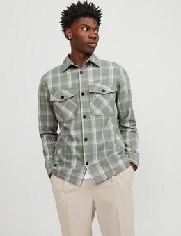 Jack & Jones Langarmhemd JPRCCROY SPRING CHECK OVERSHIRT L/S SN