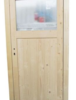 Nebeneingangstür "NET5" Holz (Fichte) ,unbehandelt neu 98x198 - Essen