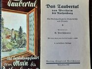 Seltenes altes Reisehandbuch von 1922 und ein seltener Reiseprospekt über das Taubertal - Niederfischbach