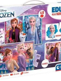Clementoni® Puzzle Edukit, 4n1, Frozen 2, 78 Puzzleteile, Made in Europe