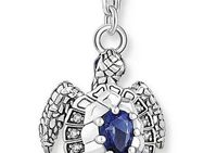 THOMAS SABO Charm-Einhänger Schildkröte mit blauen Steinen, 1897-667-1, mit Glas-Keramik Stein